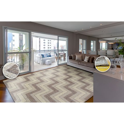 Tapete de Sisal Natural Look Versallhes-a 2.00m X 3.00m