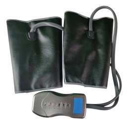 Massageador Compressao de Ar Panturrilha Perna Aperta Esquenta Massageia Alivia Dor Inchaço Tensao M - 5