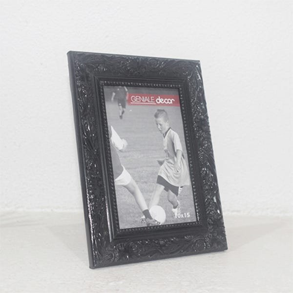 Porta Retrato 20x25cm Preto Decorativo Retrô Presente - 2