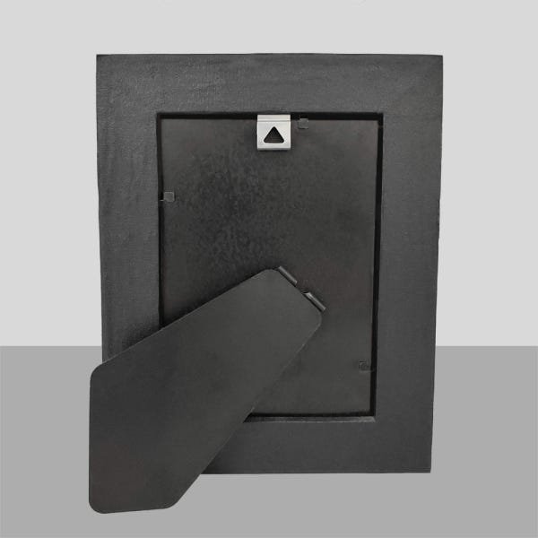 Porta Retrato 20x25cm Preto Decorativo Retrô Presente - 4