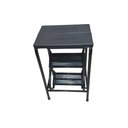 Ver imagem 4 de Banqueta Escada Dobrável 3 Degraus Preta