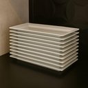 Ver imagem 4 de 12 Travessas Rasa Melamina Branca 35x20cm Bandeja Servir Lanchonete Restaurante Buffet