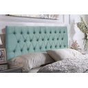 Ver imagem 2 de Painel Imperatriz 100 cm com Capitonê Azul Tiffany