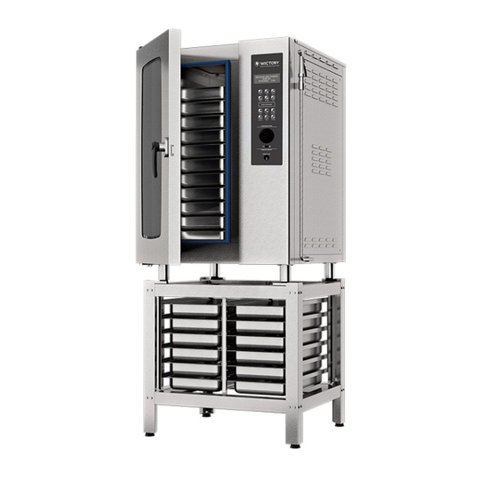 Forno Combinado À Gás Digital com Cavalete e 11 Gns Wictory