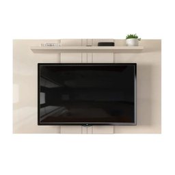 Rack Abu Dabi Creme Telha com Painel Hebe Creme Dj Moveis - 4