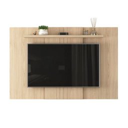 Rack Abu Dabi Creme Areia com Painel Hebe Areia Dj Moveis - 5