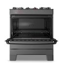 Ver imagem 7 de Fogão a Gás Mesa de Vidro Forno 84l Esmaltec Ideal Top Glass Titanium 5 Bocas Bivolt