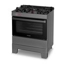 Ver imagem 3 de Fogão a Gás Mesa de Vidro Forno 84l Esmaltec Ideal Top Glass Titanium 5 Bocas Bivolt