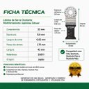 Ver imagem 3 de Lâmina de Serra Extra Fina Encaixe Universal Starlock Oscilante Multiferramenta Japonesa Zetsaw Mult
