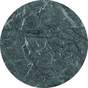 Tampo de Mármore Redondo 0,60m:verde Guatemala