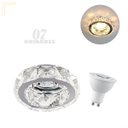 Ver imagem 7 de Kit 7 Spot Cristal Redondo Embutir Pastilhas Ac972 + Led 6500k Tdl 35