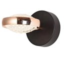 Ver imagem 1 de Arandela Beep Preto e Dourado Led 9W 3000K Bivolt KW009B