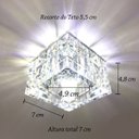 Ver imagem 7 de Spot Cristal K9 Quarto Gesso Embutir Ac974 + Led 3w Branco Quente