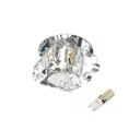 Ver imagem 1 de Kit 8 Spot Cristal K9 Gesso Embutir Sala Lavabo Ac661 + LED 3W Branco Frio