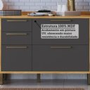 Ver imagem 5 de Armário de Cozinha Modulada com Balcão e Tampo 11 Portas 4 Gavetas Ágata 100% Mdf Vidro Reflecta Amê
