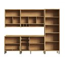 Ver imagem 3 de Armário de Cozinha Modulada com Balcão e Tampo 11 Portas 4 Gavetas Ágata 100% Mdf Vidro Reflecta Amê