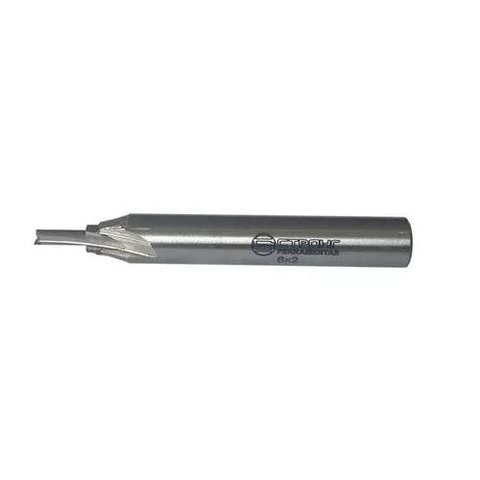 Fresa Reta Com Topo Metal Duro 6mm X 2mm