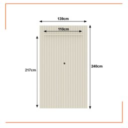Painel Ripado para Tv até 55 Polegadas Intense 139cm - 2
