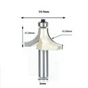 Ver imagem 6 de Fresa Quebra Canto / Arredonda Canto com Rolamento 6mm X 7/8