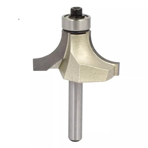 Fresa Quebra Canto / Arredonda Canto com Rolamento 6mm X 3/4