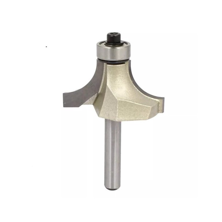 Fresa Quebra Canto / Arredonda Canto com Rolamento 6mm X 3/4