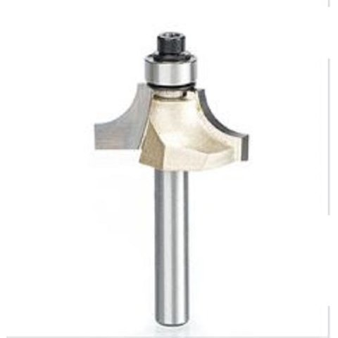 Fresa Quebra Canto / Arredonda Canto com Rolamento 6mm X 5/8