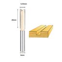 Ver imagem 2 de Fresa Reta Para Tupia Haste 6mm X 1/4 (6.35mm)