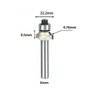 Fresa Quebra Canto / Arredonda Canto com Rolamento 6mm X 3/8 - 2
