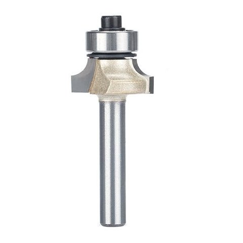 Fresa Quebra Canto / Arredonda Canto com Rolamento 6mm X 3/8