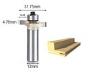 Ver imagem 2 de Fresa T Serrinha Debrum com Rolamento 12mm X 3/16 ( Perfil T)