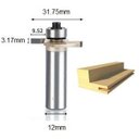 Ver imagem 2 de Fresa T Serrinha Debrum com Rolamento 12mm X 1/8 ( Perfil T)