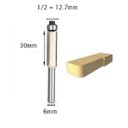 Ver imagem 3 de Fresa Reta com Rolamento 6mm x 1/2 para Rebaixo / Formica