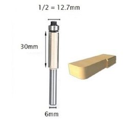 Fresa Reta com Rolamento 6mm x 1/2 para Rebaixo / Formica - 3