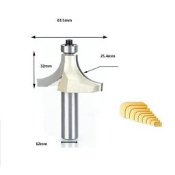 Fresa Quebra Canto / Arredonda Canto Rolamento 12mm X 2" - 2