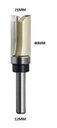 Ver imagem 2 de Fresa Paralela com Rolamento Superior Haste 12mm Corte 21x40