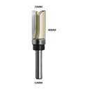 Ver imagem 2 de Fresa Paralela com Rolamento Superior Haste 12mm Corte 21x40