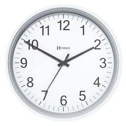 Relógio de Parede Preto 22 Cm Herweg Tictac 6101 Branco - Branco - 2