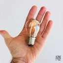 Ver imagem 4 de 5 Lâmpada Bolinha Filamento Led Vintage 4w 2200k Quente E27 Ali32