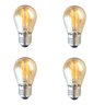 4 Lâmpada Filamento Retrô Led 4w Bolinha 2200k Quente E27 Ali32 - 1