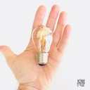 Ver imagem 6 de 4 Lâmpada Filamento Retrô Led 4w Bolinha 2200k Quente E27 Ali32