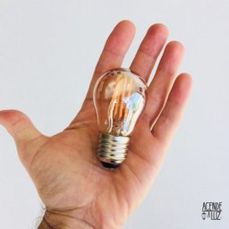 8 Lâmpada Filamento Led 4w G45 2200k Luz Quente E27 Ali32 - 4