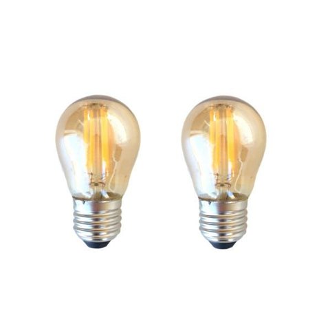 2 Lâmpada Retro Filamento Led 4w G45 2200k Quente E27 Ali32