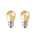 Ver imagem 1 de 2 Lâmpada Retro Filamento Led 4w G45 2200k Quente E27 Ali32