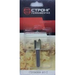 Fresa para Dobradiças e Rebaixos 6mm X 1/2 ( 12,5mm) - 3