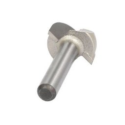 Fresa Meia Esfera / Ponta U / Meia Cana Haste 6mm Corte 3/4 - 3