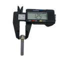 Ver imagem 2 de Fresa Meia Esfera / Ponta U / Meia Cana Haste 6mm Corte 1/2