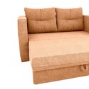 Ver imagem 4 de Sofá Cama 2 Lugares Casal 1,50 Mts Bouclê Luma Matrix Cor:boucle Mostarda