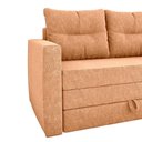 Ver imagem 5 de Sofá Cama 2 Lugares Casal 1,50 Mts Bouclê Luma Matrix Cor:boucle Mostarda