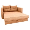 Ver imagem 3 de Sofá Cama 2 Lugares Casal 1,50 Mts Bouclê Luma Matrix Cor:boucle Mostarda