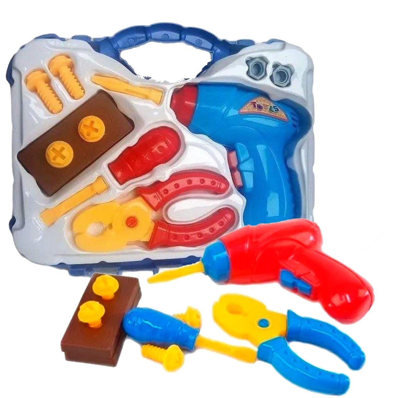 Maleta de Ferramentas Infantil Kit Azul - Paki Toys